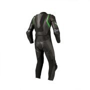Kawasaki Motorbike Leather MotoGP Racing Suit - Black And Green - Image 3