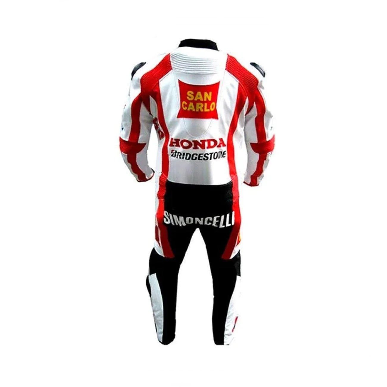 2-255.jpg Honda San Carlo 2011 Motogp Motorbike Leather Racing Suit - Image 3