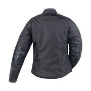 Men’s Textile Motorcycle Jacket with Leather Trim - Image 3