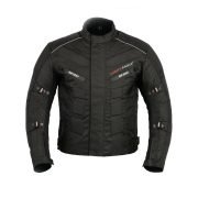 Black 6 Packs Design Motorcycle Jacket - Image 2