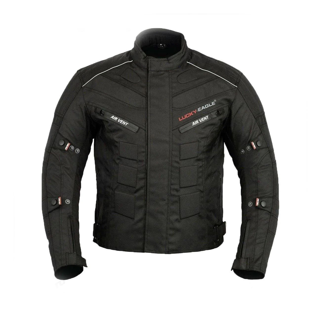 2-315.jpg Black 6 Packs Design Motorcycle Jacket - Image 2