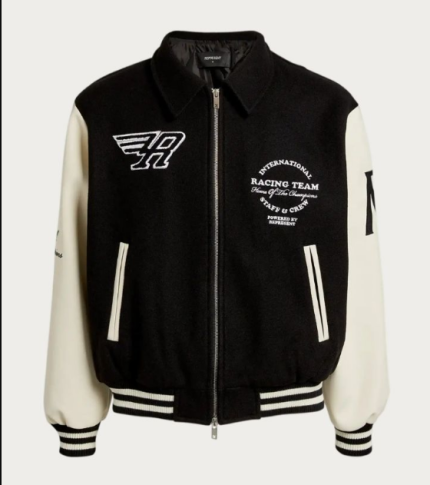 Represent Black Bomber Jacket