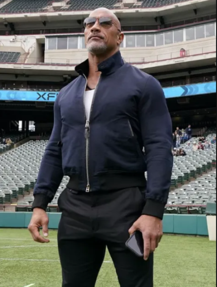 XFL 2023 Dwayne Johnson Bomber Jacket