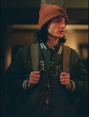 When You Finish Saving the World 2022 Finn Wolfhard Bomber Jacket