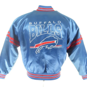 Buffalo Bills Vintage 90s Satin Varsity Bomber Jacket