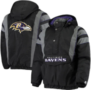 Blaine Baltimore Ravens Reflective Stripe Hooded Jacket