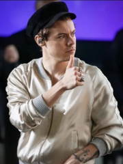 Harry Style Metallic Bomber Jacket