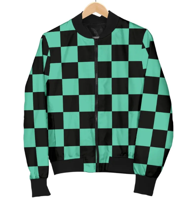 Screenshot (2)wd Demon Slayer Tanjiro Bomber Jacket - Image 4