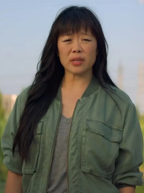 Screenshot Wong And Winchester 2023 Marissa Wong Green Bomber Jacket