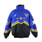 Boniface NFL Baltimore Ravens Blue Vintage Jacket With Patches