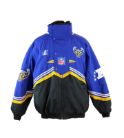 Boniface NFL Baltimore Ravens Blue Vintage Jacket With Patches