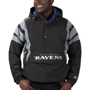 Blaine Baltimore Ravens Reflective Stripe Hooded Jacket
