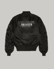 Crisis Core Black Bomber Jacket - Image 2