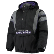 Blaine Baltimore Ravens Reflective Stripe Hooded Jacket