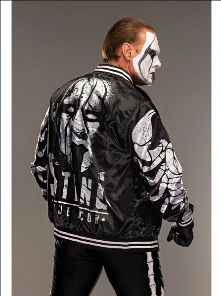 Screenshots AEW Sting Black Varsity Jacket