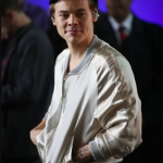 Harry Style Metallic Bomber Jacket