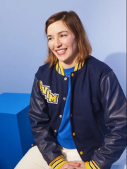 Going Varsity In Mariachi 2023 Letterman Blue Jacket