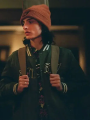 When You Finish Saving the World 2022 Finn Wolfhard Bomber Jacket