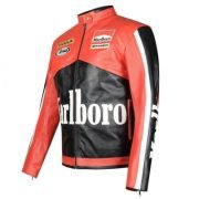 Marlboro Man Formula Racing McQueen Leather Jacket - Image 3