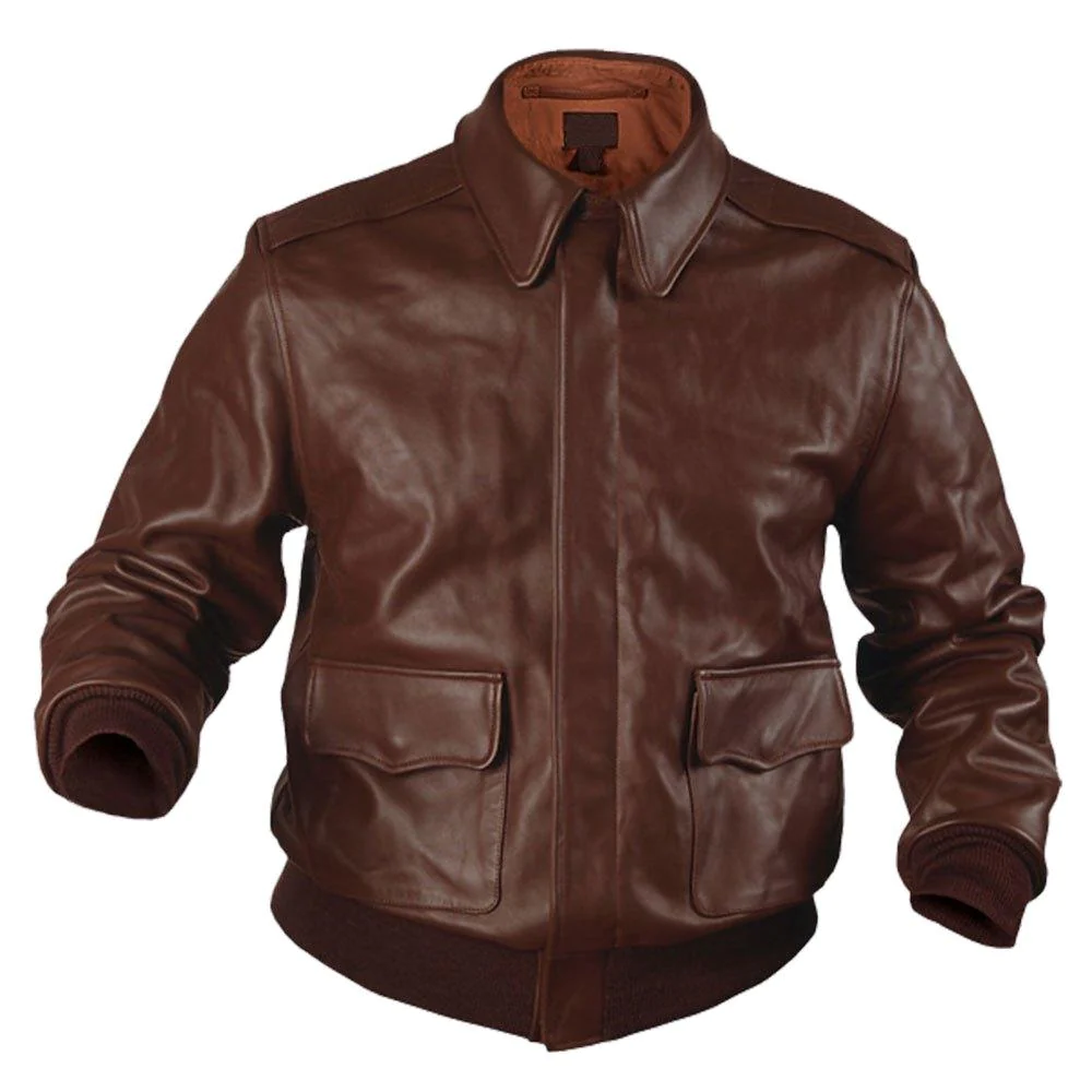 Authentic-A2-Leather-Flight-Jackets Authentic A2 Leather Flight Jacket
