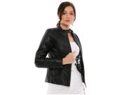 Women's Black Leather Jackets for Stylish Outwear