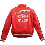 Stars & Stripes Iconic Americana Avirex Red Leather Jacket - Image 3