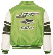 Stars & Stripes Iconic Americana Avirex Green Leather Jacket - Image 2