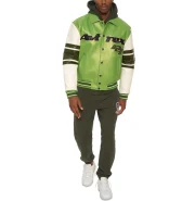 Stars & Stripes Iconic Americana Avirex Green Leather Jacket - Image 5