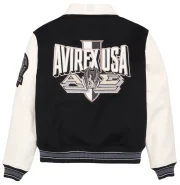 Avirex Omega Wool-Leather Jacket - Image 2