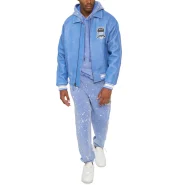 Avirex Vintage Denim Icon Leather Jacket - Image 6