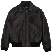 Avirex Ostrich Icon Leather Jacket
