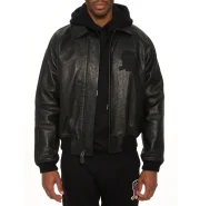 Avirex Ostrich Icon Leather Jacket - Image 4