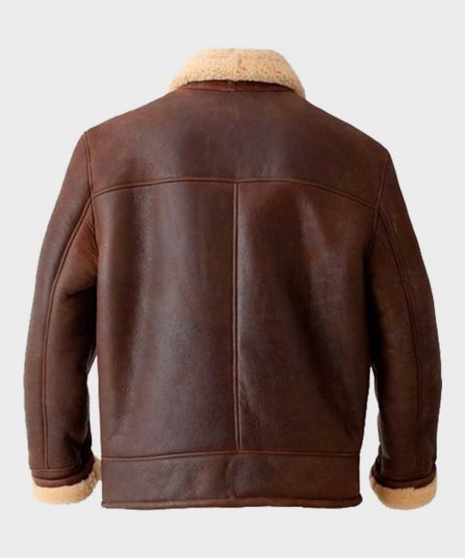Aviator-Mens-Brown-Shearling-Leather-Jacket-510x612-1.jpg Clark Shearling Leather Brown Jacket - Image 3