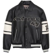 Avirex Brooklyn Skyline Leather Jacket