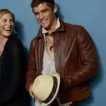 Brenton Thwaites Brown Leather Jacket