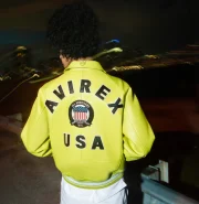 Avirex Limeaide Icon Leather Jacket - Image 5