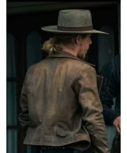 Billy the Kid 2022 Jesse Evans Brown Jacket - Image 3