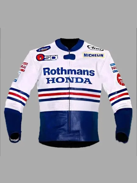Freddie-Spencer-Rothmans-Honda-Jacket.webp Freddie Spencer Rothmans Honda Leather Jacket - Image 1