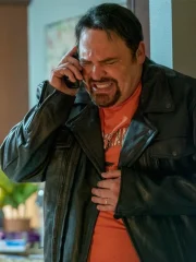 The Thing About Pam S01 Russ Faria Black Leather Jacket - Image 2