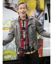 Neighbours Guy Pearce Leather Grey Jacket - Image 2