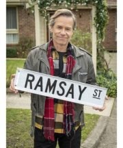 Neighbours Guy Pearce Leather Grey Jacket - Image 4