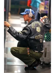 The Avirex Black Daytona Leather Jacket - Image 3