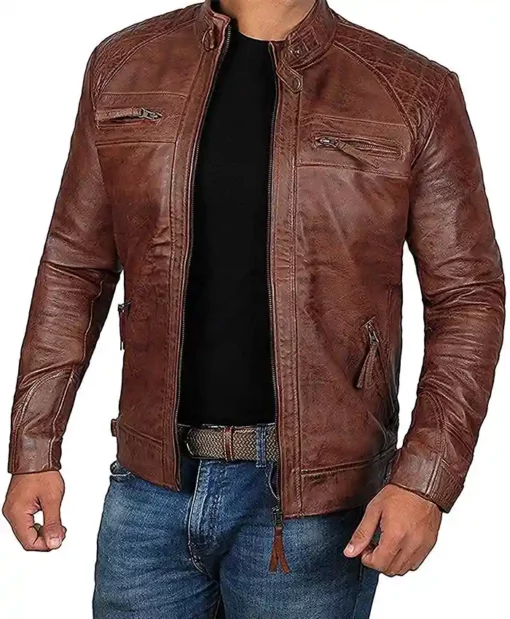 Janan-Cafe-Racer-Distressed-Brown-Leather-Jacket-510x619-1.webp Janan Cafe Racer Distressed Brown Leather Jacket - Image 1