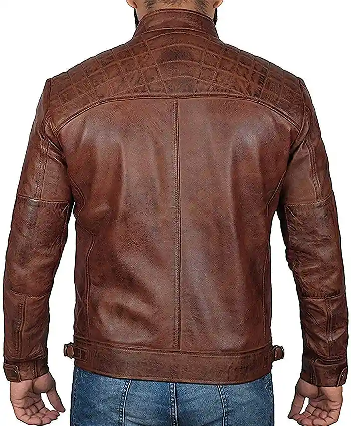 Janan-Cafe-Racer-Distressed-Brown-Leather-Jacket-Back.webp Janan Cafe Racer Distressed Brown Leather Jacket - Image 2