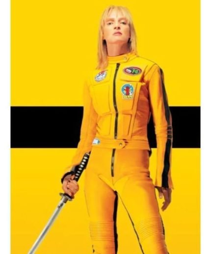 Kill Bill The Bride Yellow Motorcycle Jacket