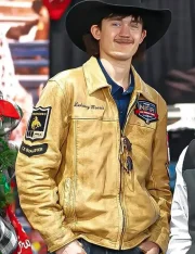 Logan Hay NFR Las Vegas Leather Jacket