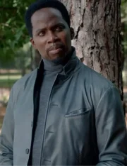 Manny Constantine S01 Grey Leather Jacket