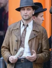 Matthew Rhys Perry Mason S02 Leather Jacket
