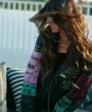 Megan Fox Bloody Valentine Leather Jacket - Image 4