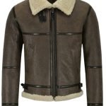 Vincent Air Force SF Flying Bomber Lambskin Leather Jacket